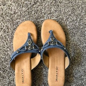 Women denim sandal